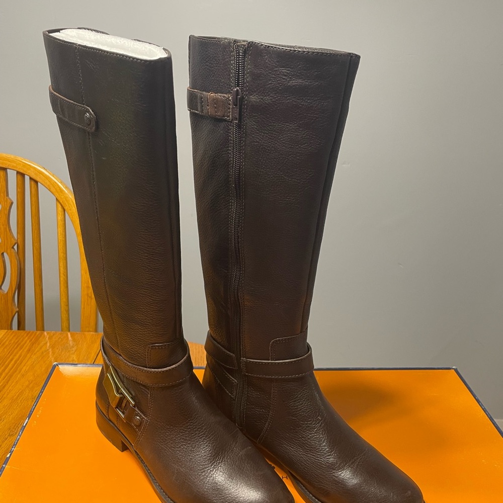 Arturo Chiang Dark Brown Over the Knee Boots